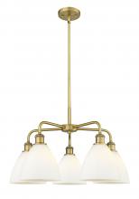 Innovations Lighting 516-5CR-BB-GBD-751 - Bristol - 5 Light - 26 inch - Brushed Brass - Chandelier