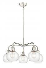 Innovations Lighting 516-5CR-PN-G122-6 - Athens - 5 Light - 24 inch - Polished Nickel - Chandelier