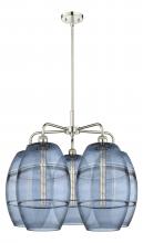 Innovations Lighting 516-5CR-PN-G557-10BL - Vaz - 5 Light - 28 inch - Polished Nickel - Chandelier