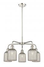 Innovations Lighting 516-5CR-PN-G559-5ME - Bridal Veil - 5 Light - 23 inch - Polished Nickel - Chandelier