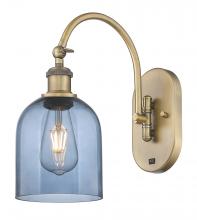 Innovations Lighting 518-1W-BB-G558-6BL - Bella - 1 Light - 6 inch - Brushed Brass - Sconce