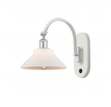 Innovations Lighting 518-1W-WPC-G131 - Orwell - 1 Light - 8 inch - White Polished Chrome - Sconce