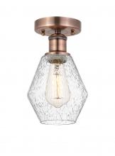 Innovations Lighting 616-1F-AC-G654-6 - Cindyrella - 1 Light - 6 inch - Antique Copper - Semi-Flush Mount