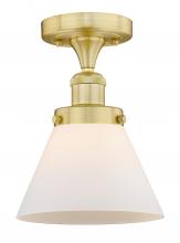 Innovations Lighting 616-1F-SG-G41 - Cone - 1 Light - 8 inch - Satin Gold - Semi-Flush Mount