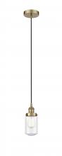 Innovations Lighting 616-1PH-AB-G314 - Dover - 1 Light - 5 inch - Antique Brass - Cord hung - Mini Pendant