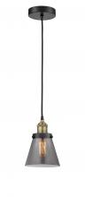 Innovations Lighting 616-1PH-BAB-G63 - Cone - 1 Light - 6 inch - Black Antique Brass - Cord hung - Mini Pendant