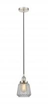 Innovations Lighting 616-1PH-PN-G142 - Chatham - 1 Light - 7 inch - Polished Nickel - Cord hung - Mini Pendant