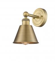 Innovations Lighting 616-1W-BB-M8-BB - Smithfield - 1 Light - 7 inch - Brushed Brass - Sconce