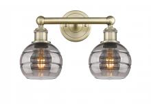 Innovations Lighting 616-2W-AB-G556-6SM - Rochester - 2 Light - 15 inch - Antique Brass - Bath Vanity Light