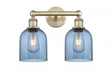 Innovations Lighting 616-2W-AB-G558-6BL - Bella - 2 Light - 15 inch - Antique Brass - Bath Vanity Light