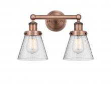 Innovations Lighting 616-2W-AC-G64 - Cone - 2 Light - 15 inch - Antique Copper - Bath Vanity Light