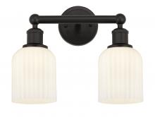 Innovations Lighting 616-2W-OB-G559-5GWH - Bridal Veil - 2 Light - 14 inch - Oil Rubbed Bronze - Bath Vanity Light