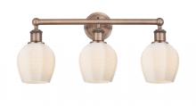 Innovations Lighting 616-3W-AC-G461-6 - Norfolk - 3 Light - 24 inch - Antique Copper - Bath Vanity Light