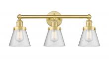 Innovations Lighting 616-3W-SG-G64 - Cone - 3 Light - 24 inch - Satin Gold - Bath Vanity Light