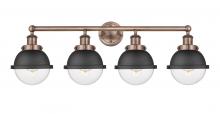 Innovations Lighting 616-4W-AC-HFS-62-BK - Edison - 4 Light - 34 inch - Antique Copper - Bath Vanity Light