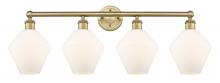 Innovations Lighting 616-4W-BB-G651-8 - Cindyrella - 4 Light - 35 inch - Brushed Brass - Bath Vanity Light