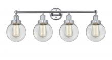 Innovations Lighting 616-4W-PC-G202-6 - Beacon - 4 Light - 33 inch - Polished Chrome - Bath Vanity Light