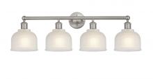 Innovations Lighting 616-4W-SN-G411 - Dayton - 4 Light - 33 inch - Brushed Satin Nickel - Bath Vanity Light