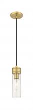 Innovations Lighting 617-1P-BB-G617-8SDY - Boreas - 1 Light - 3 inch - Brushed Brass - Cord Hung - Mini Pendant