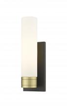 Innovations Lighting 617-1W-BAB-G617-11WH - Boreas - 1 Light - 5 inch - Black Antique Brass - Sconce