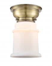 Innovations Lighting 623-1F-AB-G181 - Canton - 1 Light - 6 inch - Antique Brass - Flush Mount