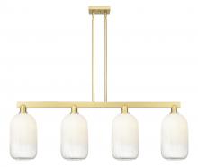 Innovations Lighting 716-4I-SG-G482-7OP - Brookhaven Cloche - 4 Light - 48 inch - Satin Gold - Cord hung - Island Light