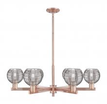 Innovations Lighting 716-6CR-AC-G1213-6SM - Athens Deco Swirl - 6 Light - 24 inch - Antique Copper - Chandelier