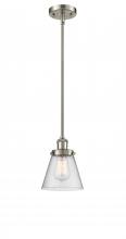 Innovations Lighting 916-1S-SN-G64-LED - Cone - 1 Light - 6 inch - Brushed Satin Nickel - Mini Pendant