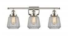 Innovations Lighting 916-3W-PN-G142 - Chatham - 3 Light - 26 inch - Polished Nickel - Bath Vanity Light