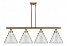Innovations Lighting 916-4I-BB-G42-L - Cone - 4 Light - 48 inch - Brushed Brass - Stem Hung - Island Light
