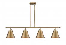 Innovations Lighting 916-4I-BB-M13-BB - Appalachian - 4 Light - 48 inch - Brushed Brass - Stem Hung - Island Light