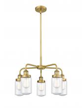 Innovations Lighting 916-5CR-BB-G314 - Dover - 5 Light - 23 inch - Brushed Brass - Chandelier