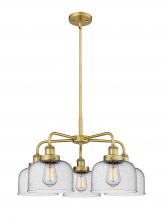 Innovations Lighting 916-5CR-BB-G74 - Cone - 5 Light - 26 inch - Brushed Brass - Chandelier