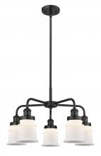 Innovations Lighting 916-5CR-BK-G181S - Canton - 5 Light - 24 inch - Matte Black - Chandelier