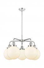 Innovations Lighting 916-5CR-PC-G201-8 - Beacon - 5 Light - 27 inch - Polished Chrome - Chandelier