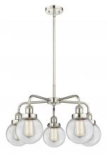 Innovations Lighting 916-5CR-PN-G202-6 - Beacon - 5 Light - 25 inch - Polished Nickel - Chandelier