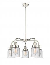 Innovations Lighting 916-5CR-PN-G54 - Cone - 5 Light - 24 inch - Polished Nickel - Chandelier