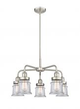 Innovations Lighting 916-5CR-SN-G182S - Canton - 5 Light - 24 inch - Satin Nickel - Chandelier