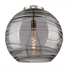 Innovations Lighting G1213-18SM - Deco Swirl 18&#34; Light Smoke Glass