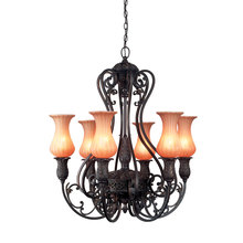 Eurofase 17494-014 - Richtree, 6Lt Chandelier, Bronze