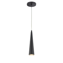 Eurofase 20444-037 - SLIVER,1LT PENDANT,SMALL,BLK