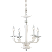 Eurofase 22805-010 - Pella, 4Lt Chandelier, Chrome/White