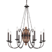 Eurofase 25607-017 - ALBERO,8LT CHANDELIER,FRG IRON