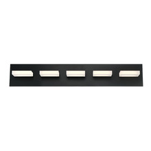 Eurofase 28022-025 - OLSON,5LT LED BATHBAR,BLACK