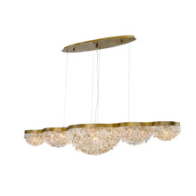 Eurofase 31831-017 - MONDO,15LT CHANDELIER,LINR,GLD