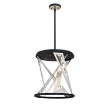 Eurofase 35643-012 - SARISE,4LT LED CHANDELIER,BLK