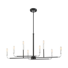 Eurofase 37129-019 - PERCY,CHANDELIER,8LT,CHR/BLK