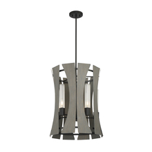 Eurofase 38163-012 - PENNINO,5LT CHANDELIER,GRAY