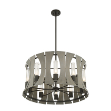 Eurofase 38164-019 - PENNINO,10LT CHANDELIER,GRAY