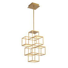 Eurofase 38260-018 - FERRO,5LT LED PENDANT,GOLD